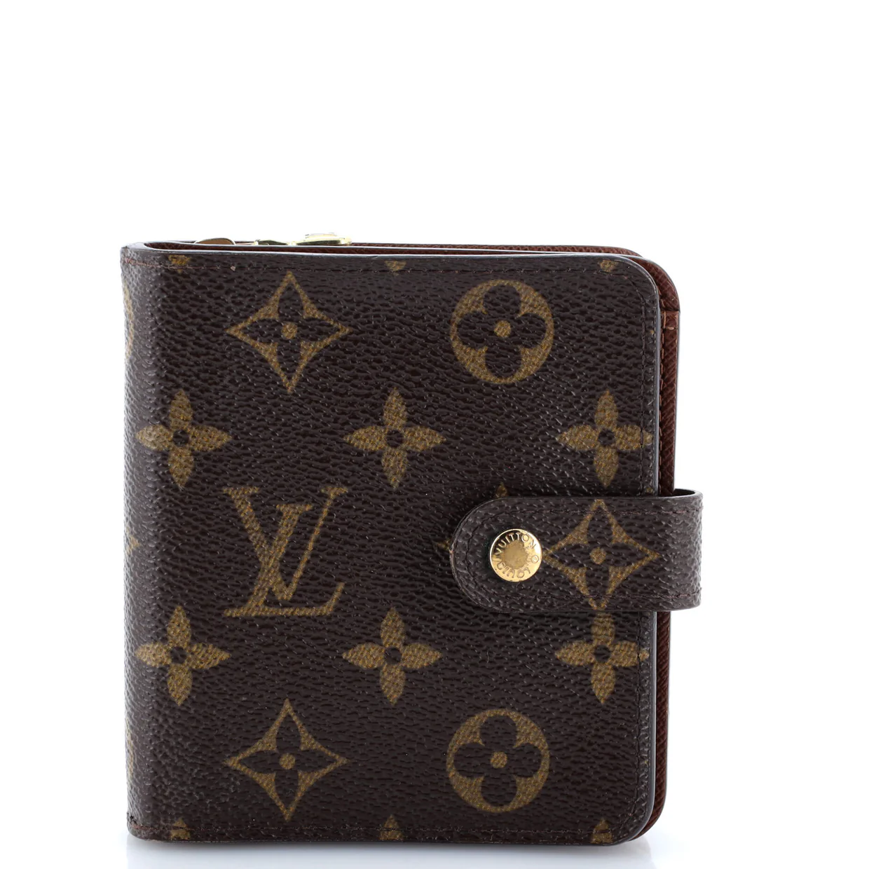 Compact Zippe Wallet Monogram Canvas - Deep Luxury