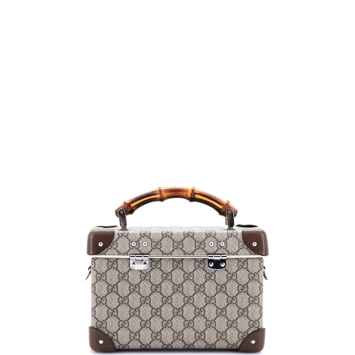 Bamboo Globe-Trotter Vanity Case GG Coated Canvas - Deep Luxury