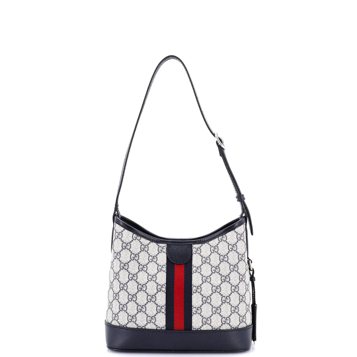 Ophidia Open Bucket Bag GG Coated Canvas with Leather Small - Deep Luxury