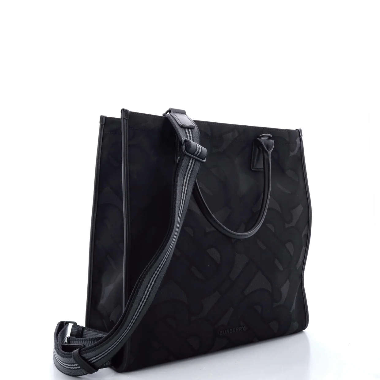 Convertible Tote TB Monogram Jacquard Canvas Large - Deep Luxury