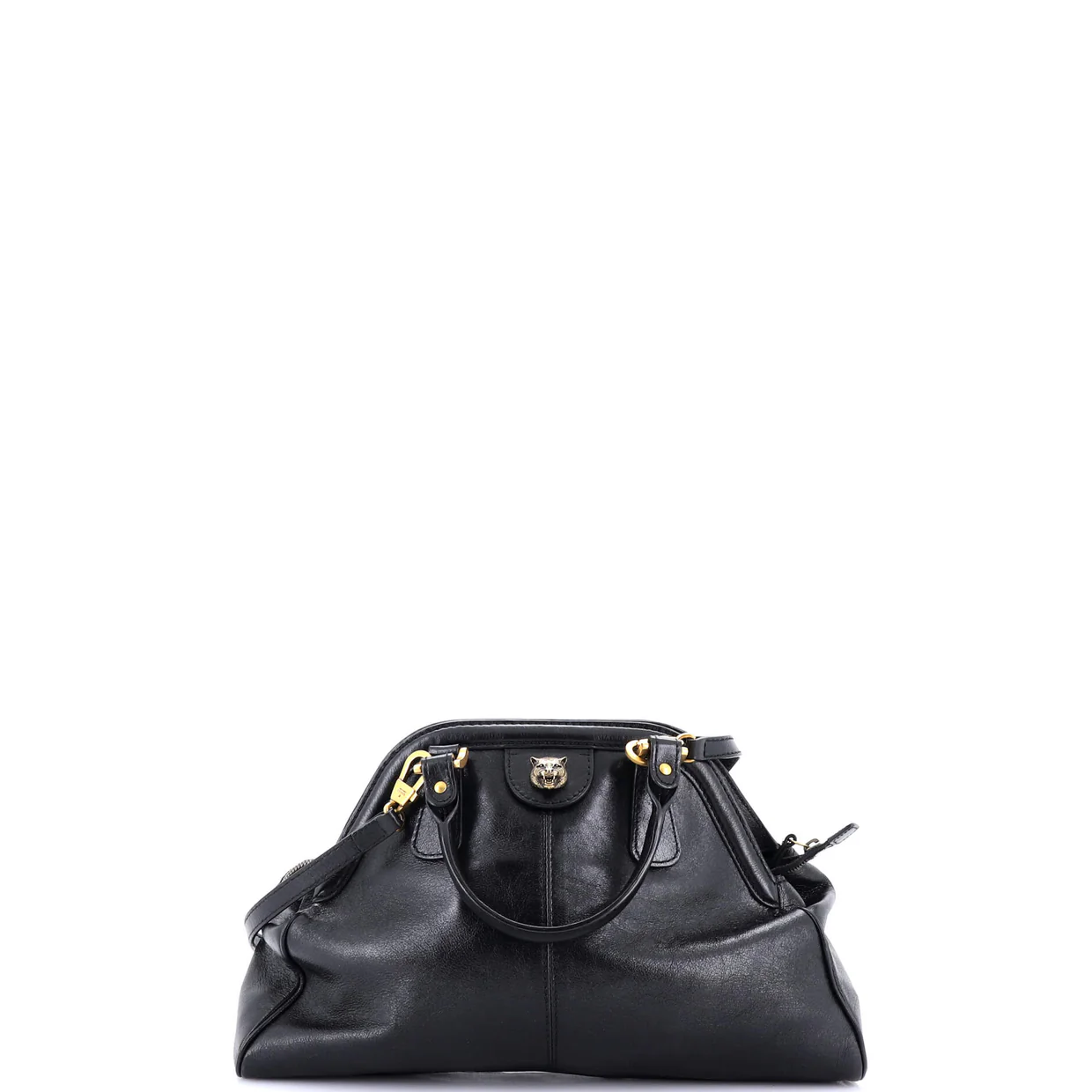 RE(BELLE) Top Handle Bag Leather Medium - Deep Luxury