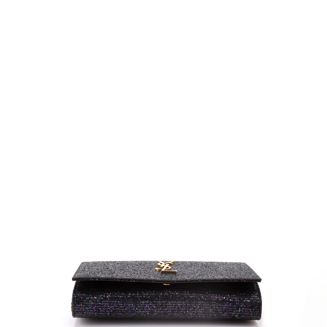 Classic Monogram Wallet on Chain Glitter - Deep Luxury