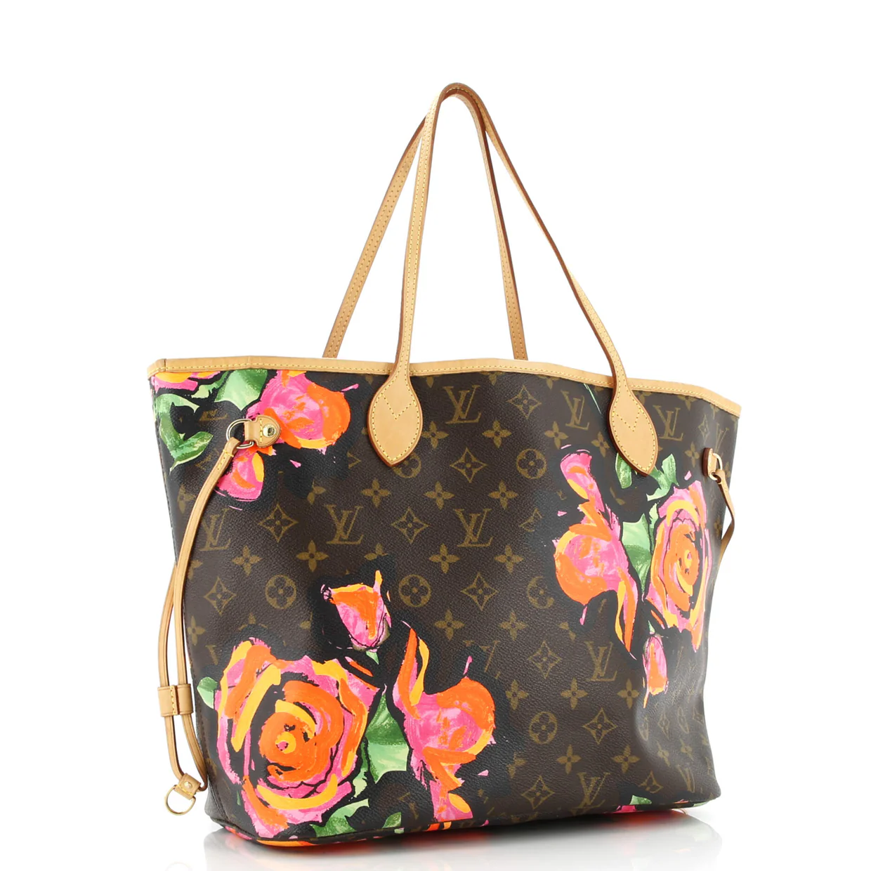 Neverfull Tote Limited Edition Monogram Roses MM - Deep Luxury