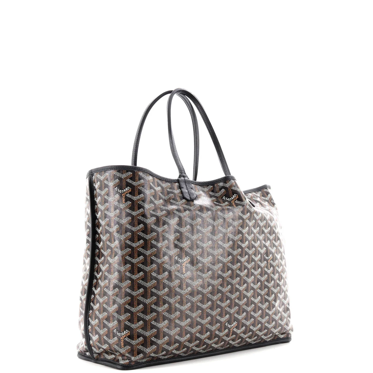 Anjou Reversible Tote Coated Canvas PM - Deep Luxury