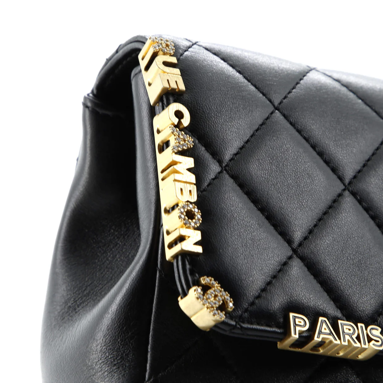 Paris Monaco Flap Bag Quilted Lambskin Mini - Deep Luxury