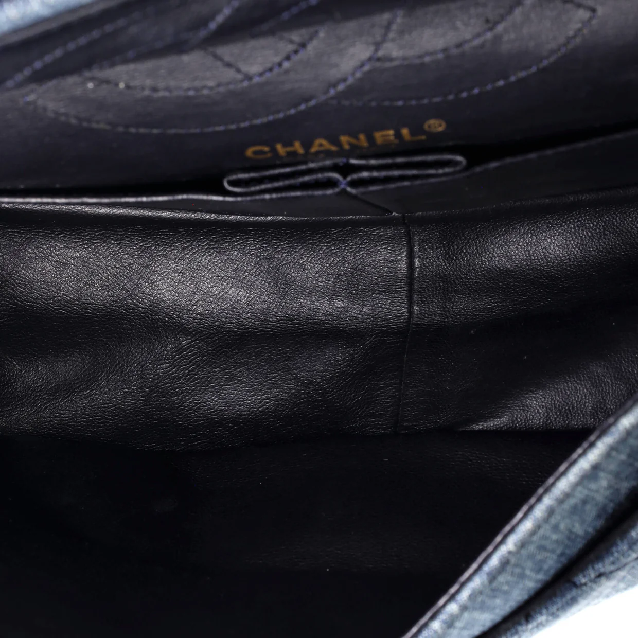 Reissue 2.55 Flap Bag Quilted Denim 227 - Deep Luxury