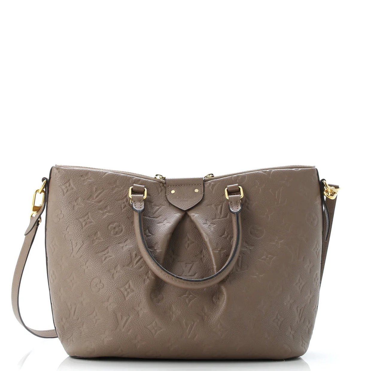 Mazarine Handbag Monogram Empreinte Leather MM - Deep Luxury