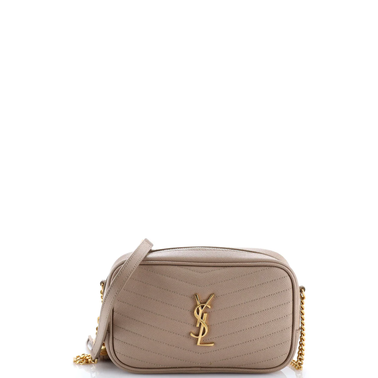LouLou Crossbody Bag Matelasse Chevron Leather Mini - Deep Luxury