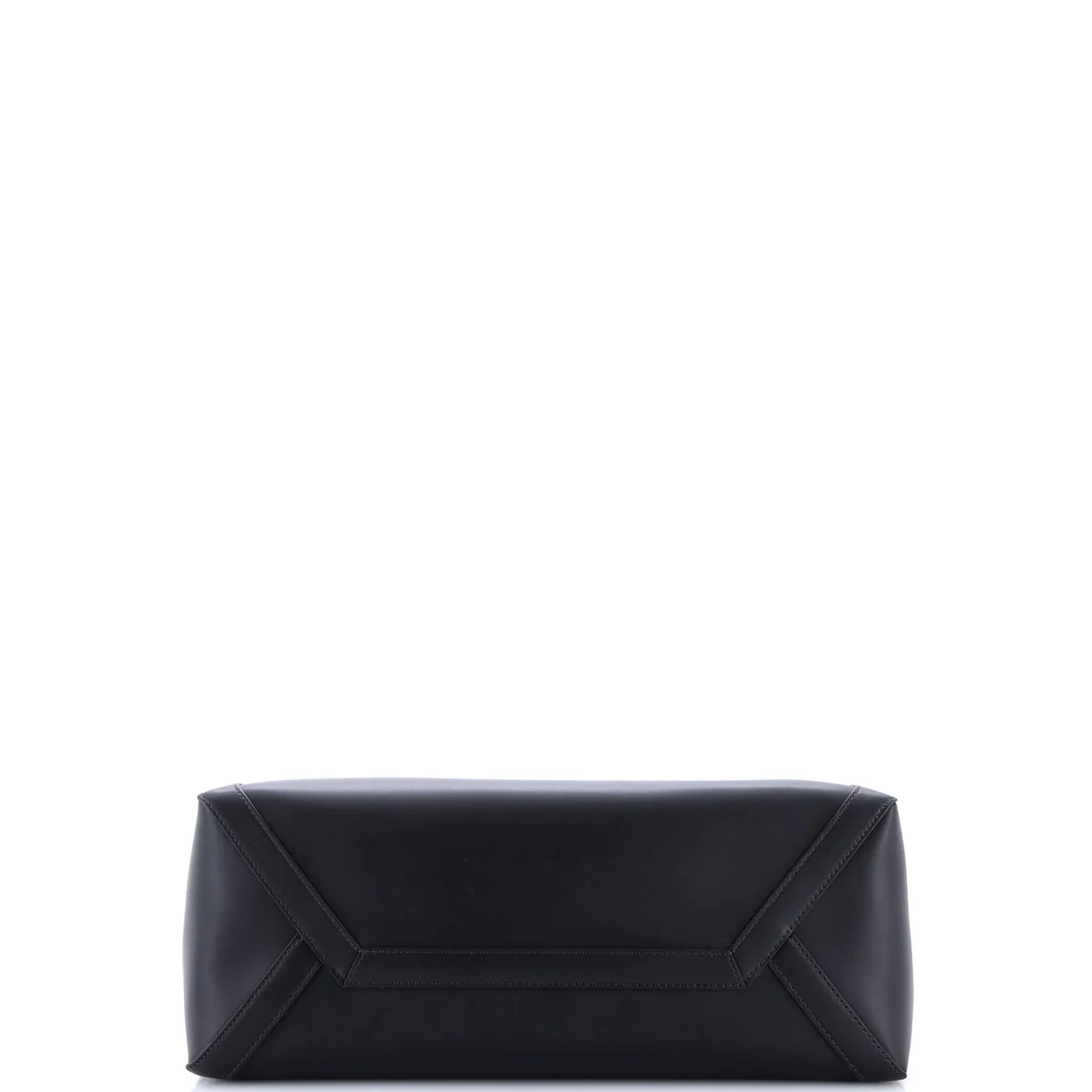VLTN Rockstud Shopping Tote Embroidered Leather Large - Deep Luxury