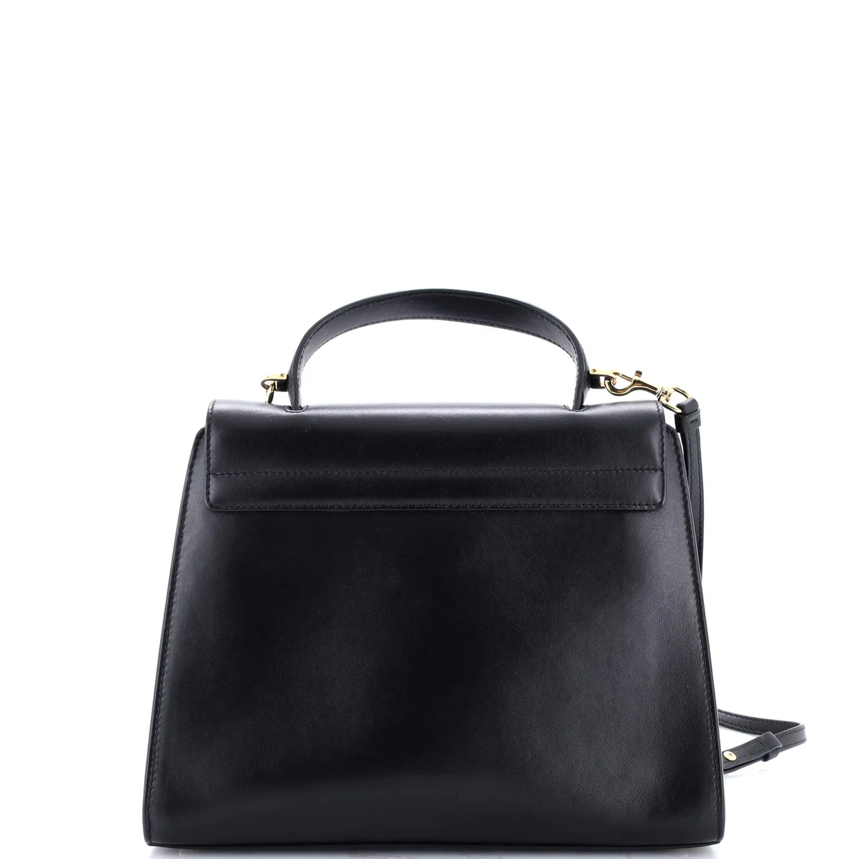 Thalia Top Handle Flap Bag Leather Medium - Deep Luxury