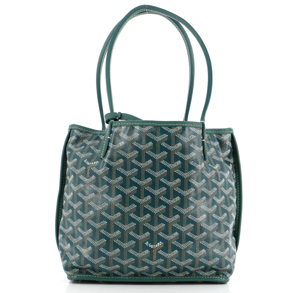 Anjou Reversible Tote Coated Canvas Mini - Deep Luxury