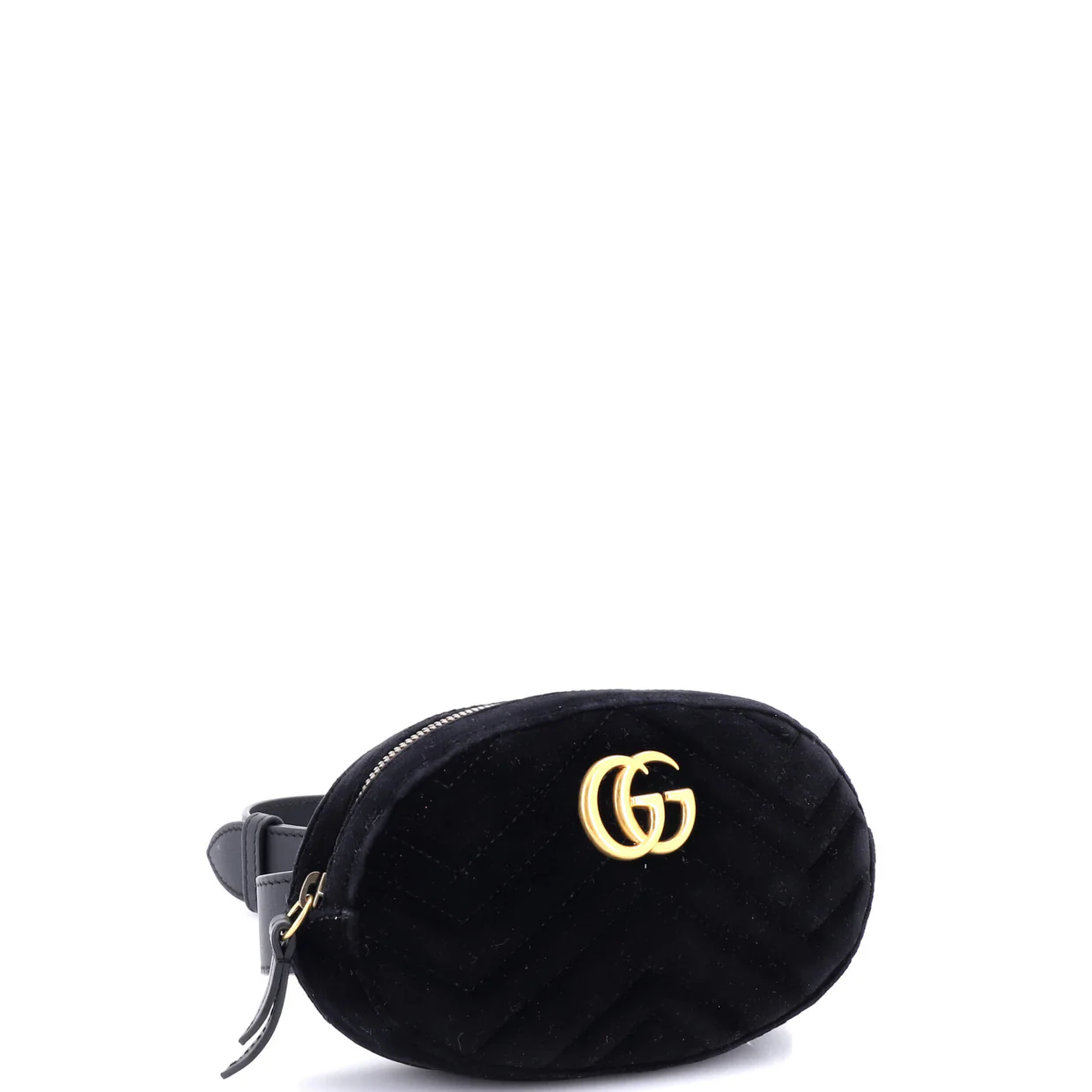 GG Marmont Belt Bag Matelasse Velvet - Deep Luxury