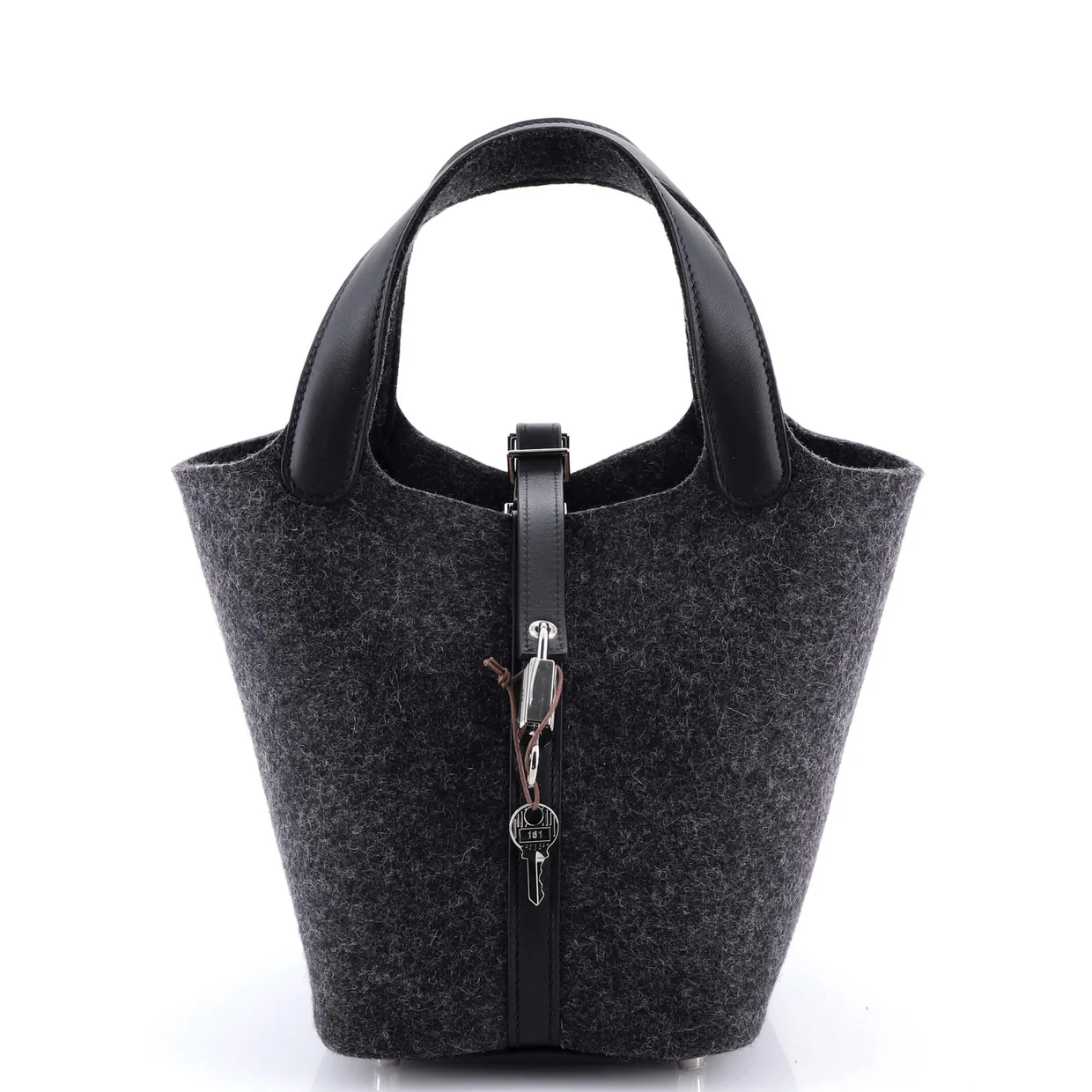 Picotin Lock Bag Felt with Leather PM - Deep Luxury