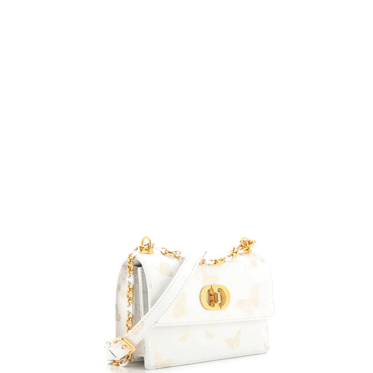 Miss Caro Flap Bag Printed Leather Mini - Deep Luxury
