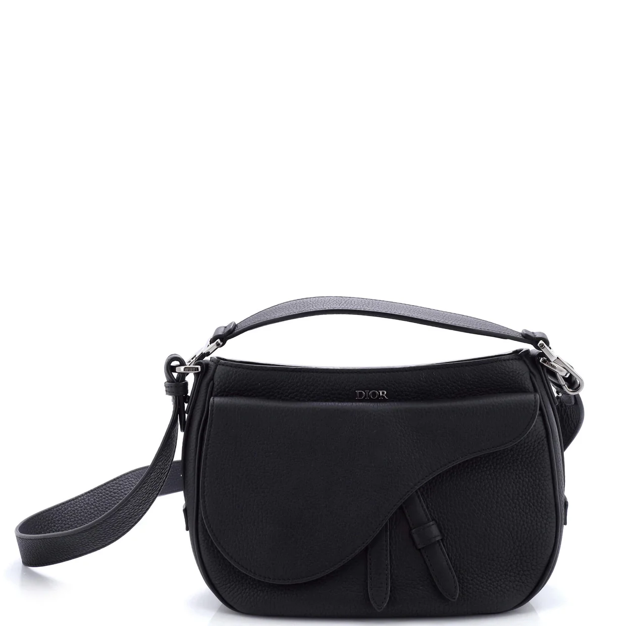 Saddle Soft Bag Leather Small - Deep Luxury