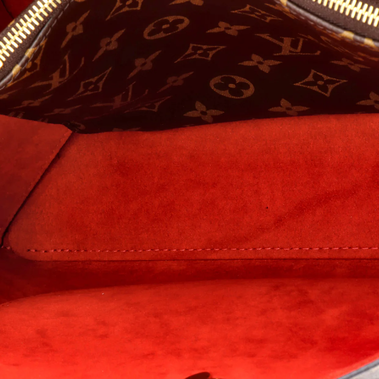 Flower Tote Monogram Canvas with Leather - Deep Luxury