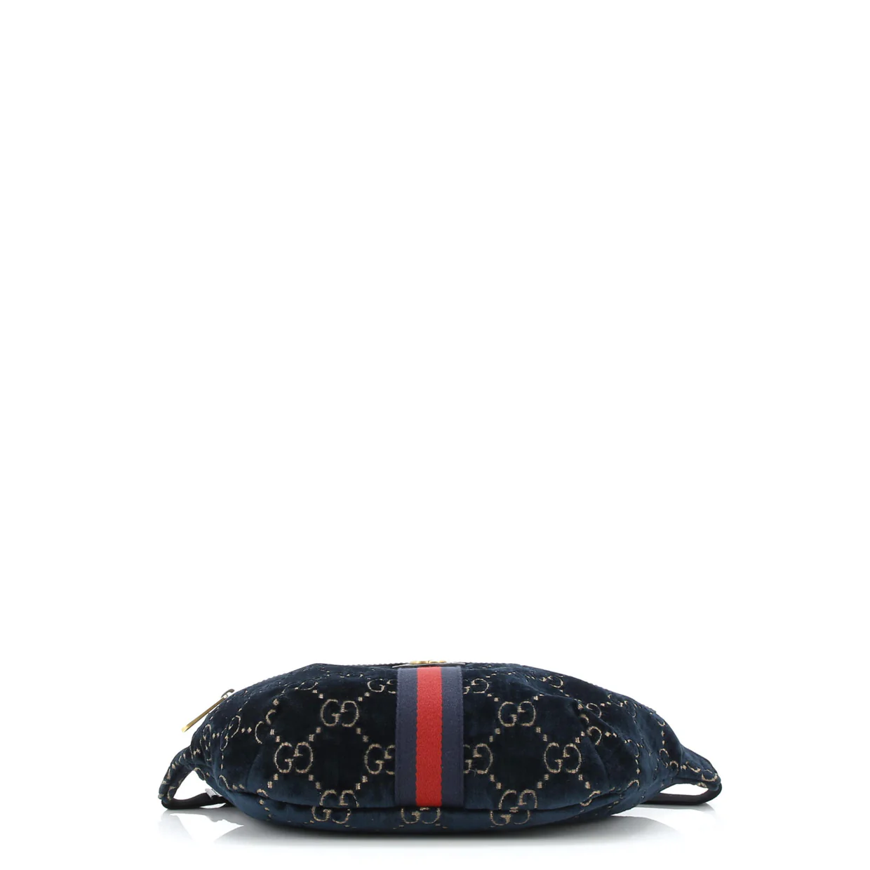 Ophidia Zip Belt Bag GG Velvet - Deep Luxury