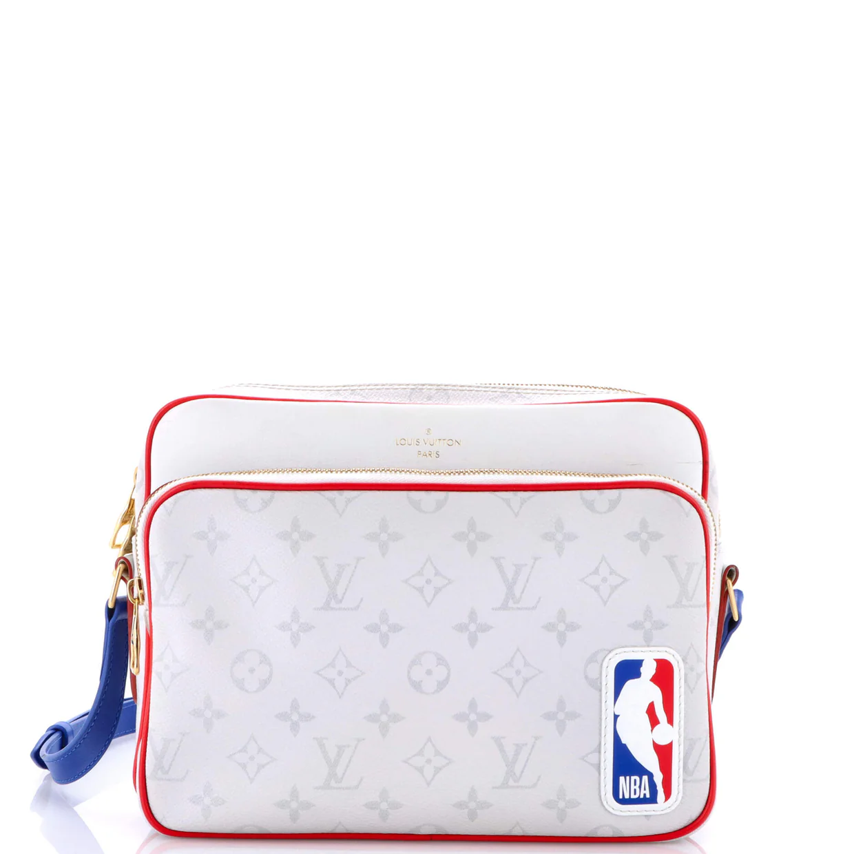 x NBA Nil Messenger Bag Monogram Antarctica Canvas - Deep Luxury
