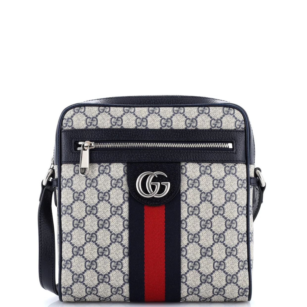 Ophidia Messenger Bag GG Coated Canvas Small - Deep Luxury