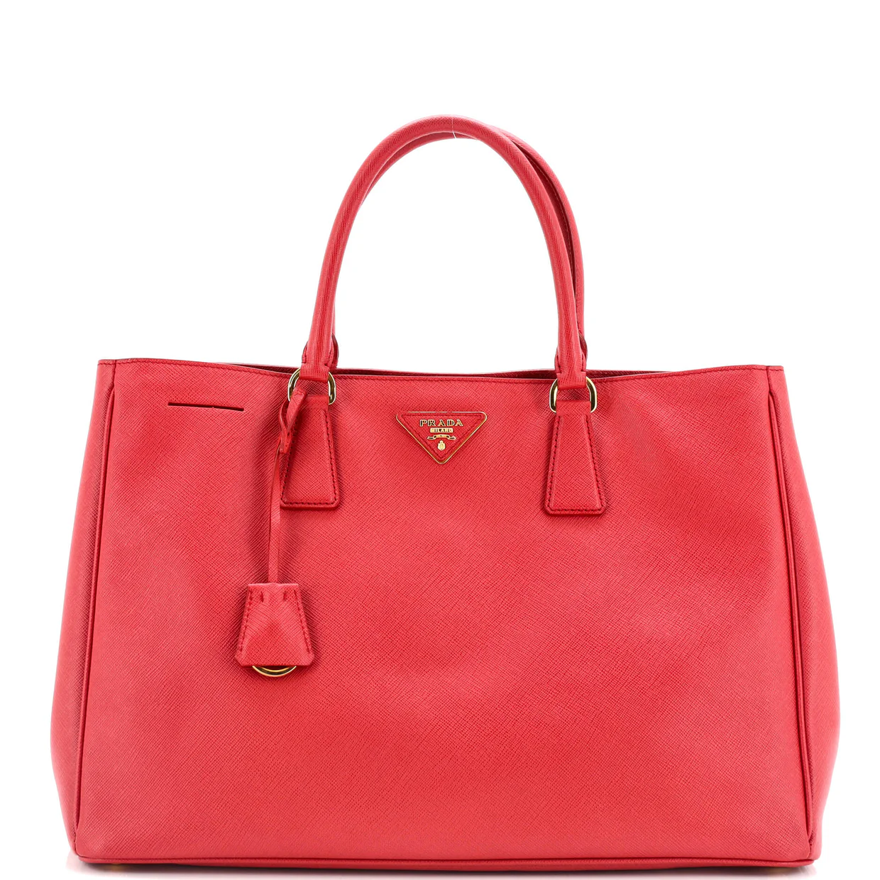 Lux Open Tote Saffiano Leather Large - Deep Luxury