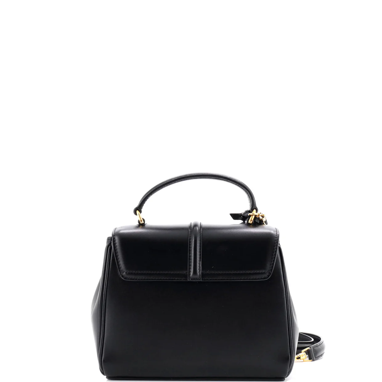 16 Top Handle Bag Smooth Calfskin Mini - Deep Luxury