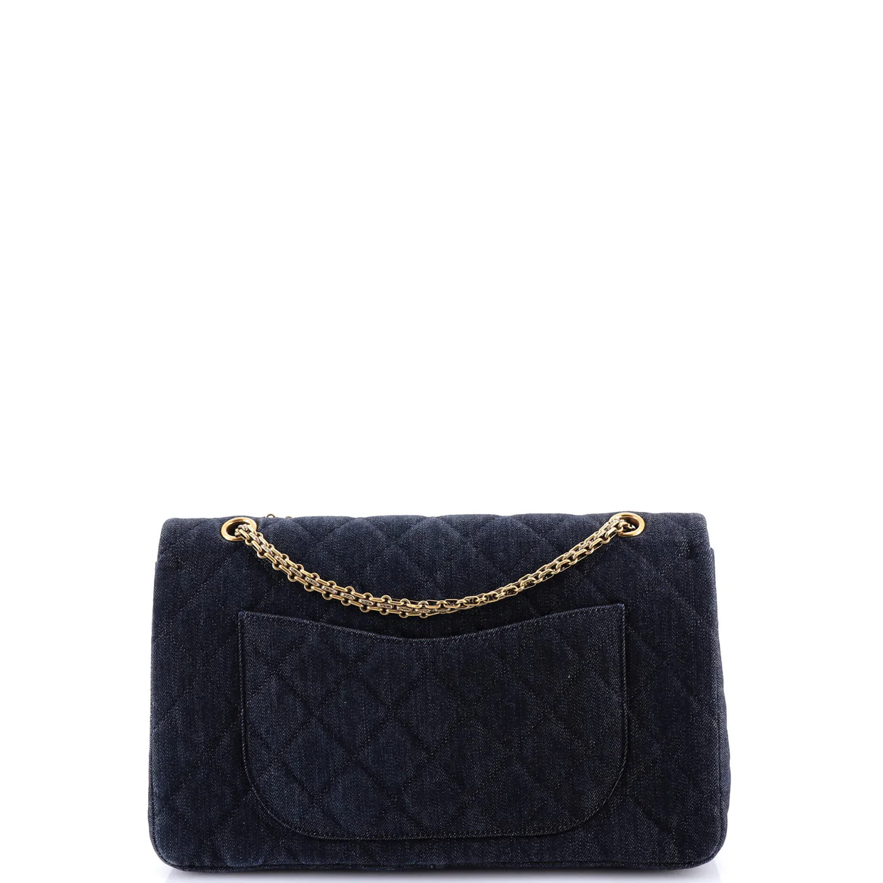 Reissue 2.55 Flap Bag Quilted Denim 227 - Deep Luxury