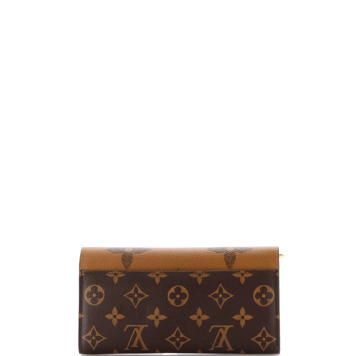 Sarah Wallet NM Reverse Monogram Giant and Monogram Canvas - Deep Luxury