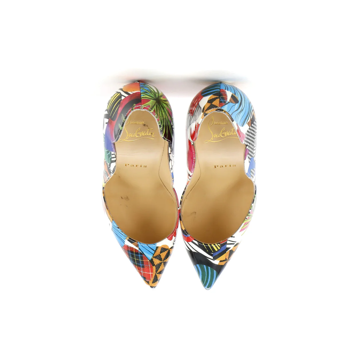 Women's Hot Chick Pumps Printed Patent 100 - Deep Luxury