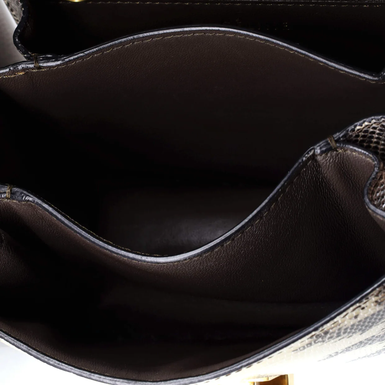 Classic Box Bag Lizard Small - Deep Luxury