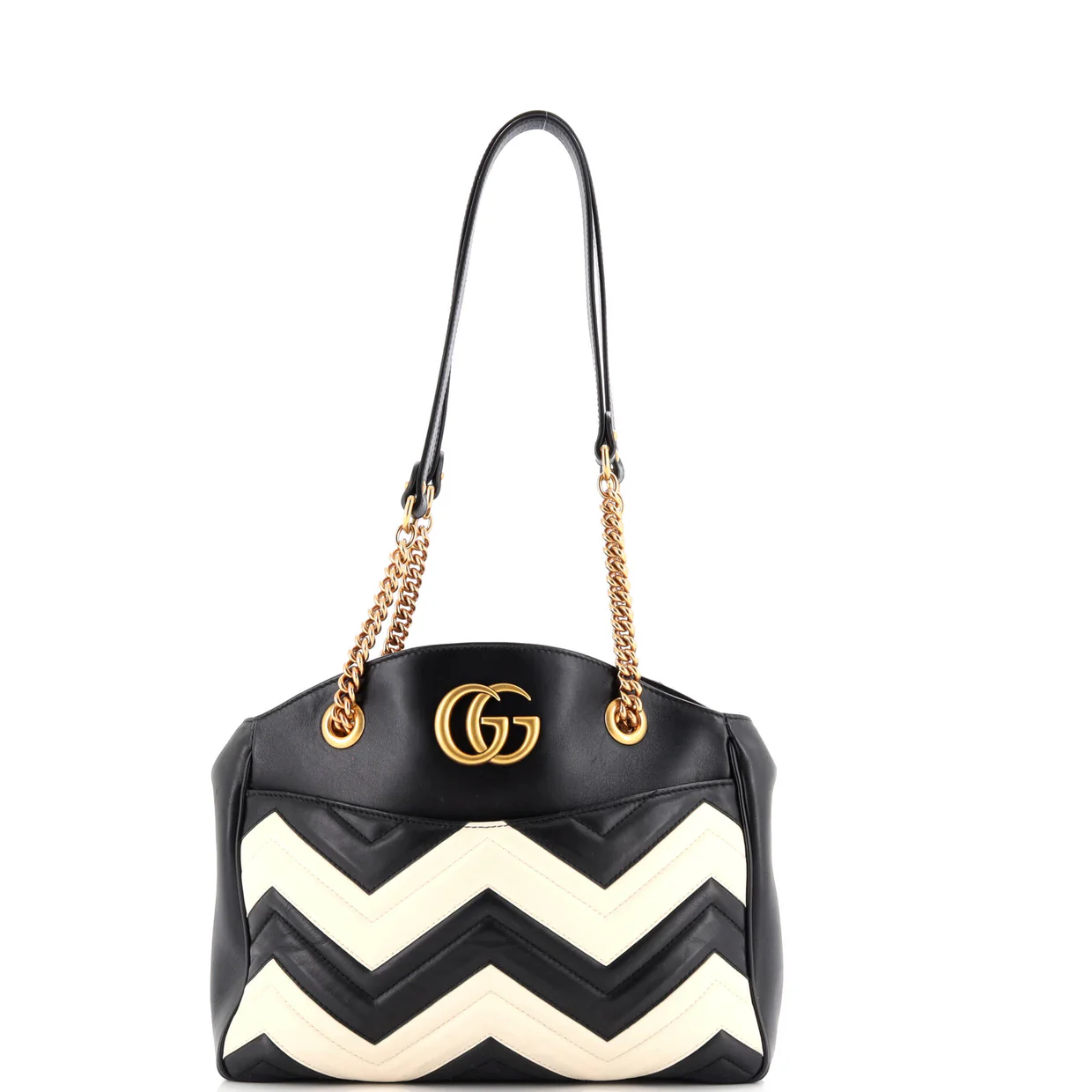 GG Marmont Chain Tote Matelasse Leather Medium - Deep Luxury