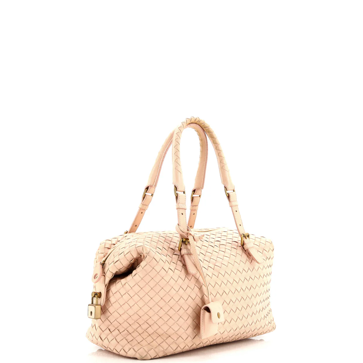 Montaigne Handle Bag Intrecciato Nappa Medium - Deep Luxury
