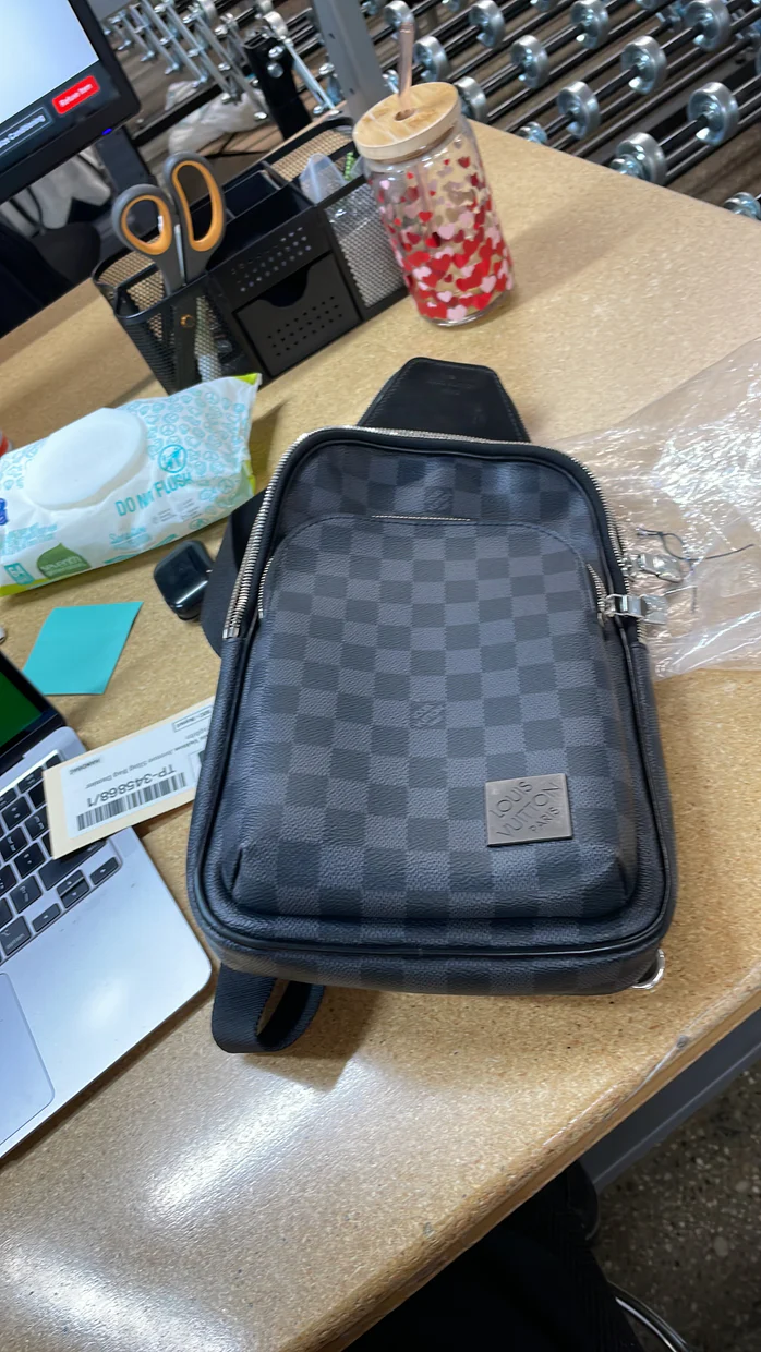 Avenue Sling Bag NM Damier Graphite - Deep Luxury