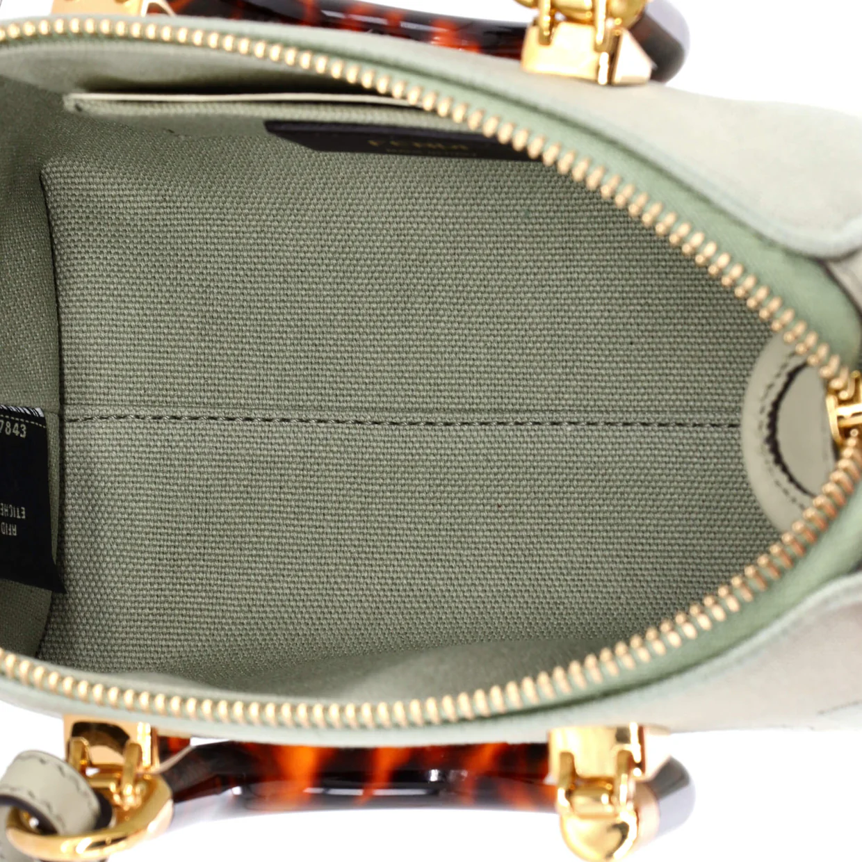 Logo By The Way Top Handle Bag Embroidered Canvas Mini - Deep Luxury