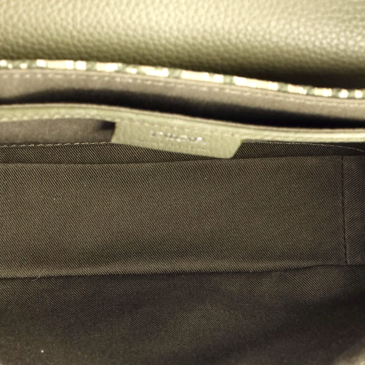 Saddle Buckle Flap Messenger Bag Oblique Canvas and Leather Small - Deep Luxury