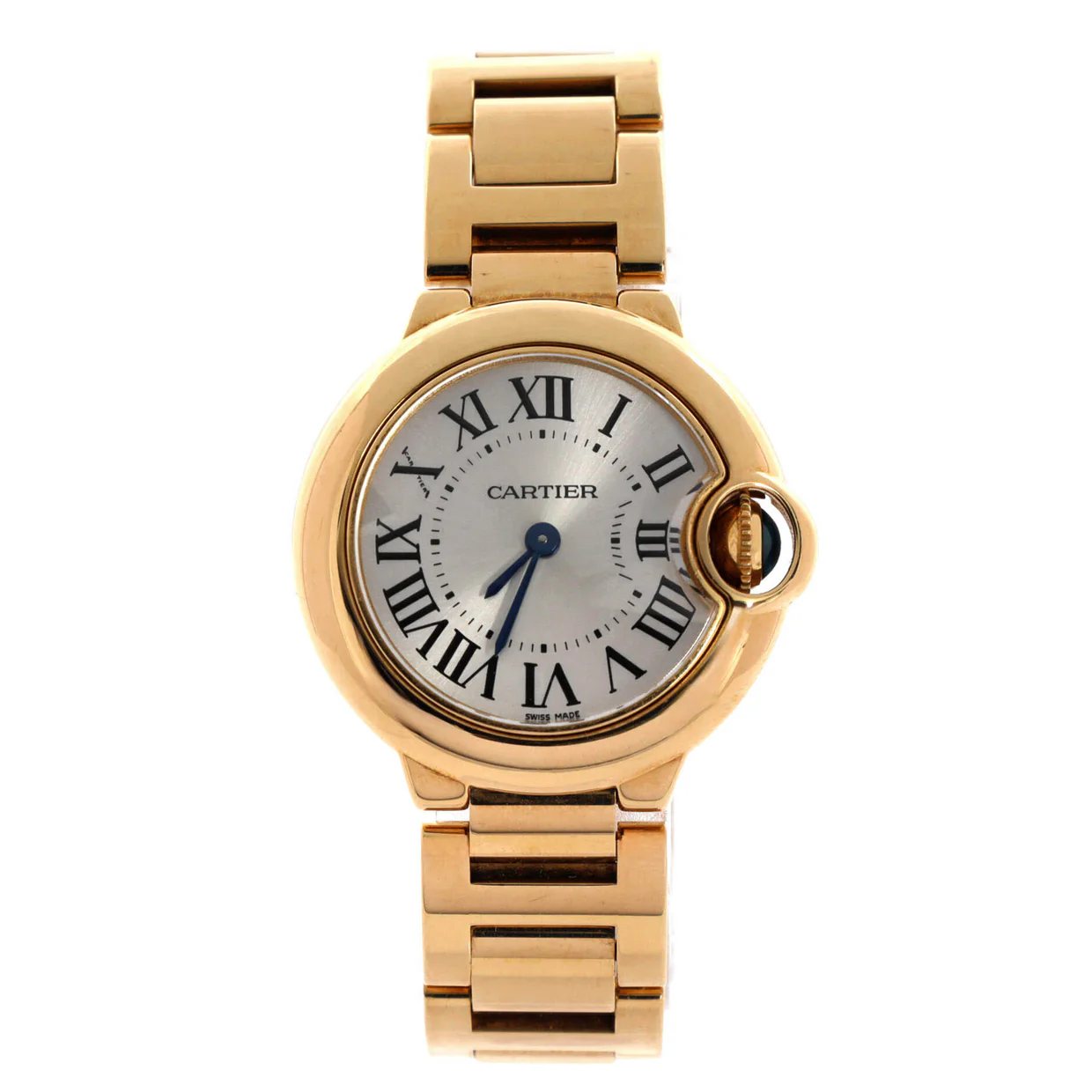 Ballon Bleu de Cartier Quartz Watch Yellow Gold 28 - Deep Luxury