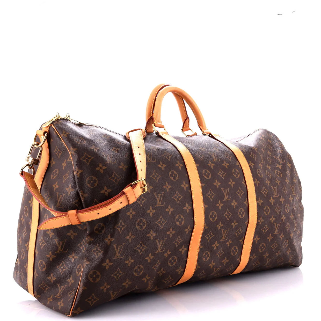 Keepall Bandouliere Bag Monogram Canvas 60 - Deep Luxury