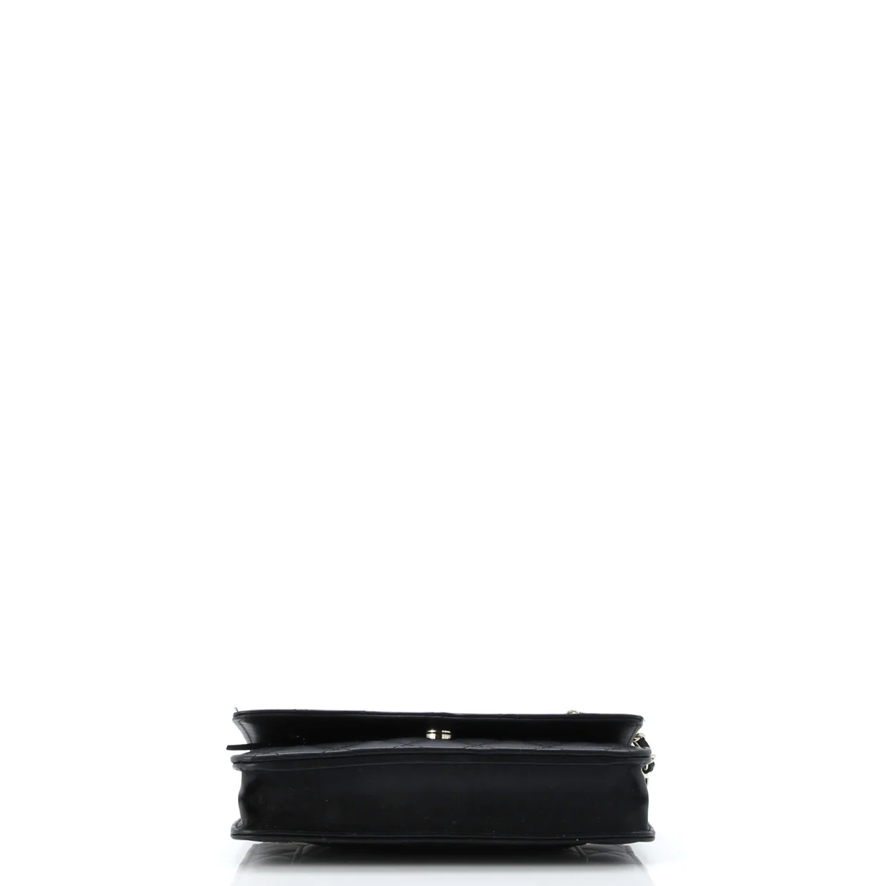 Pearl Strap CC Wallet on Chain Quilted Calfskin - Deep Luxury