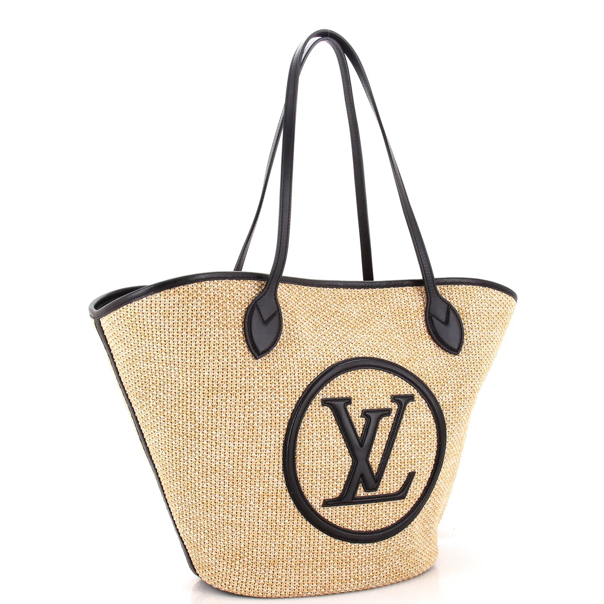 Saint Jacques NM Handbag Raffia and Leather - Deep Luxury