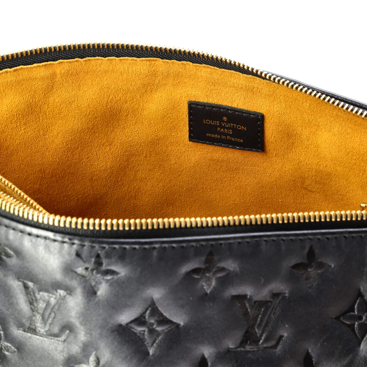 Coussin Bag Monogram Embossed Lambskin MM - Deep Luxury