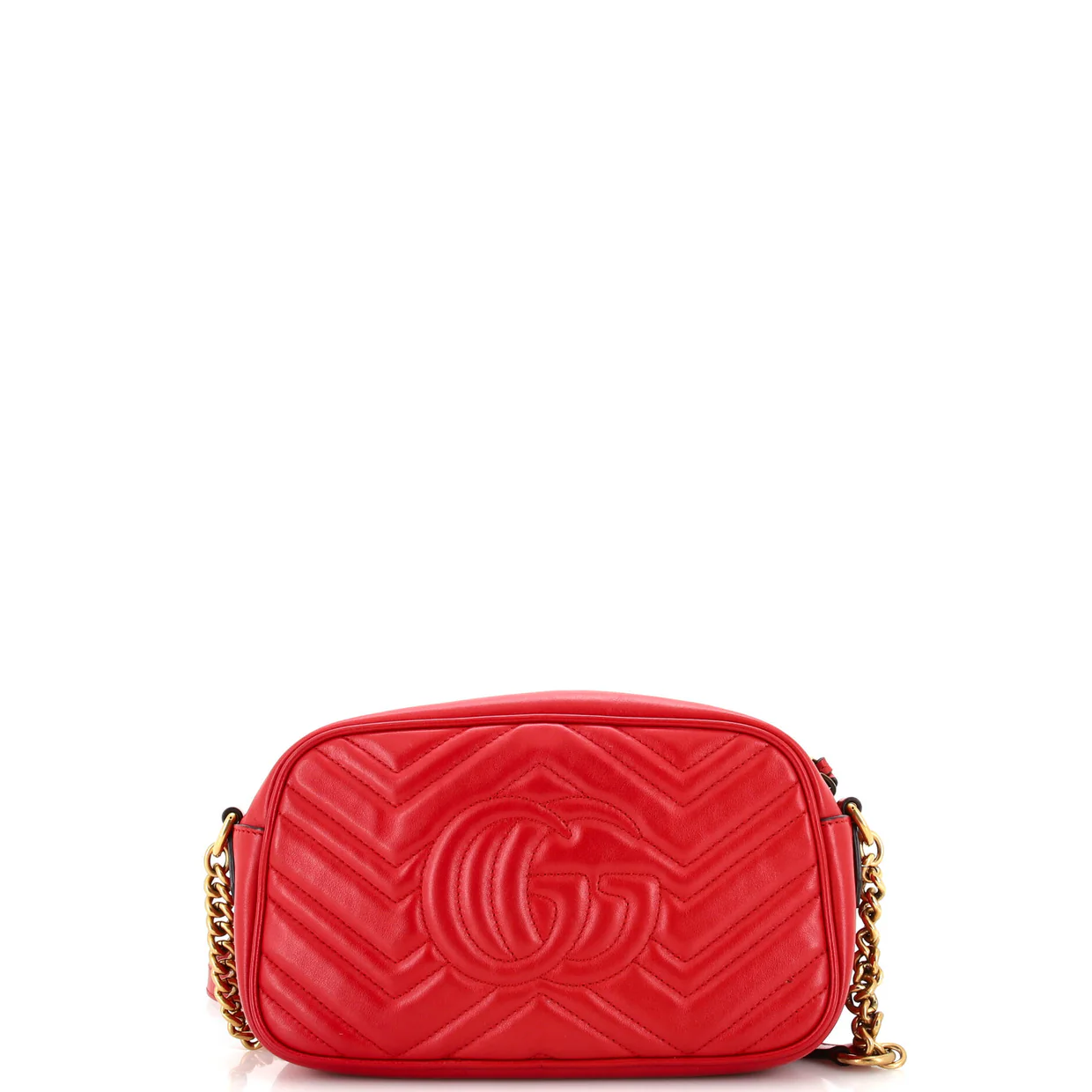 GG Marmont Shoulder Bag Matelasse Leather Small - Deep Luxury