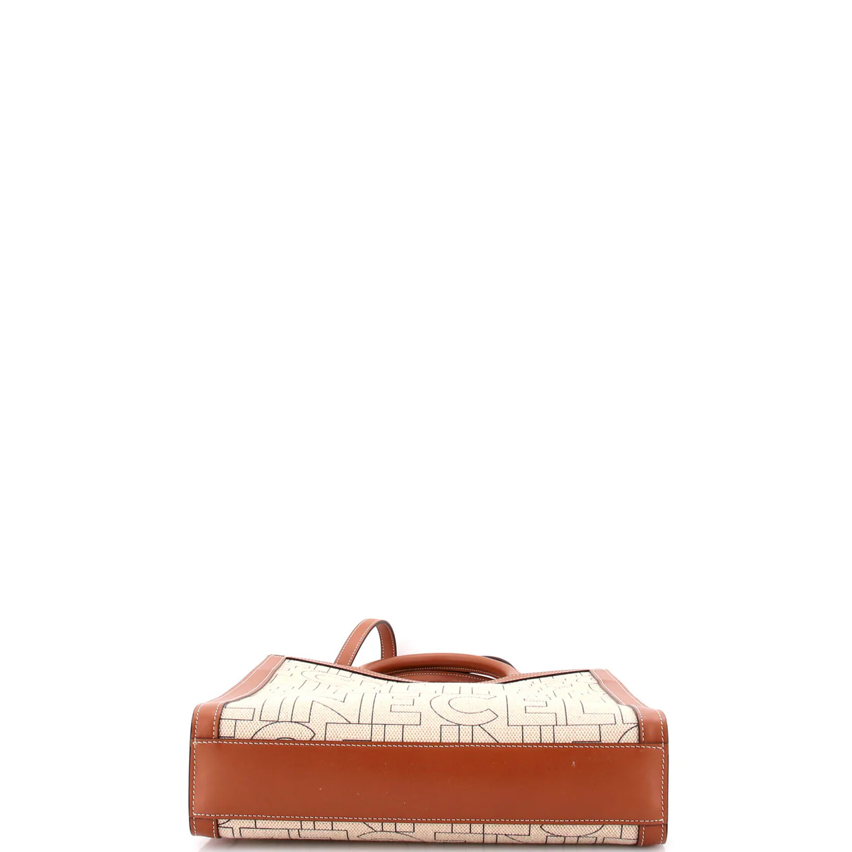 Vertical Cabas Tote Printed Canvas and Leather Small - Deep Luxury