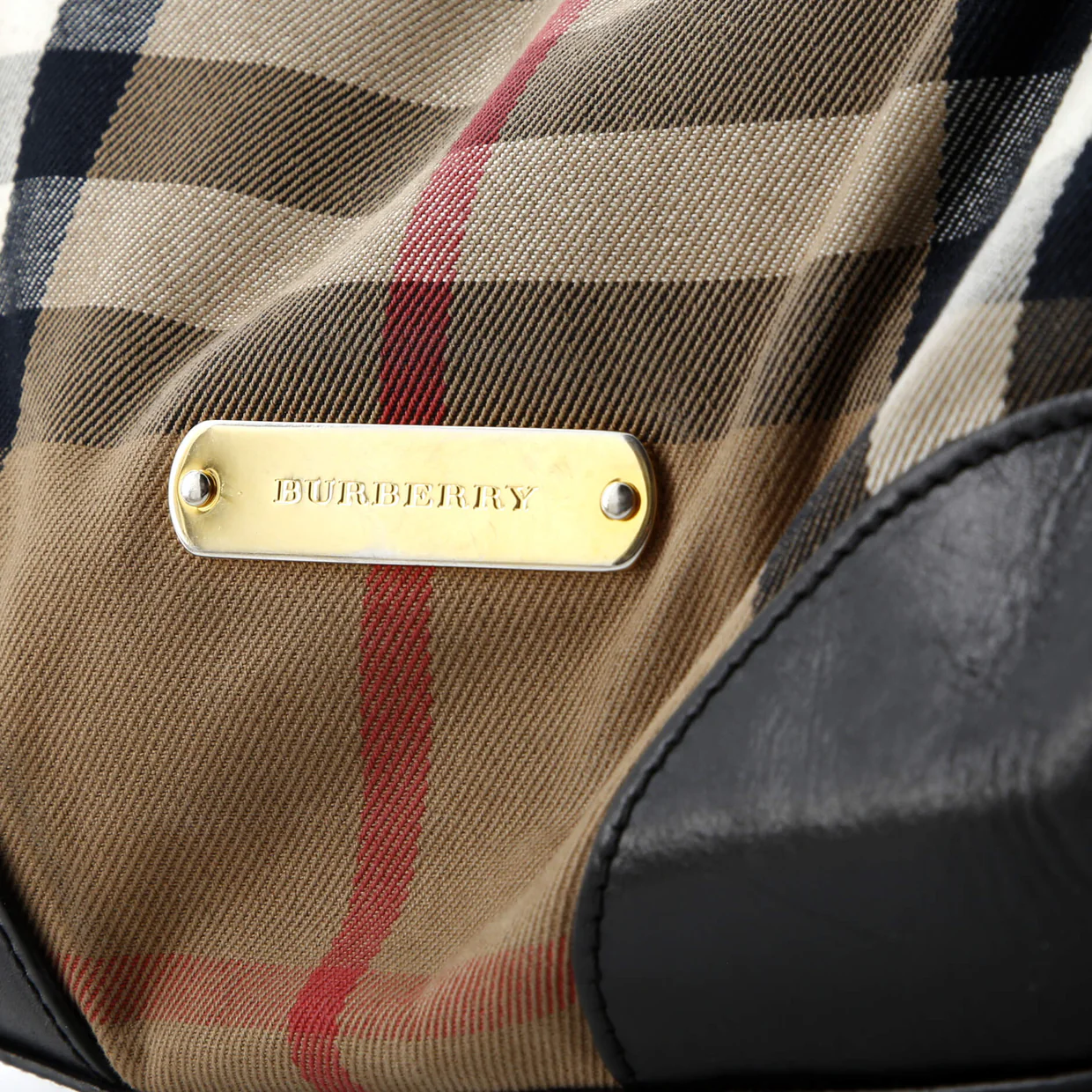 Canterbury Tote House Check Canvas Small - Deep Luxury