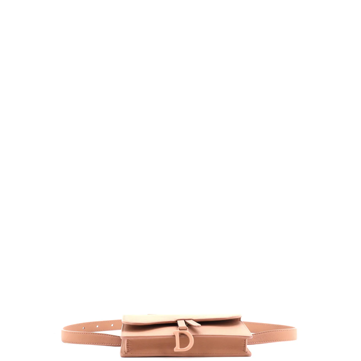 Ultra Matte Saddle Rectangular Belt Bag Leather - Deep Luxury