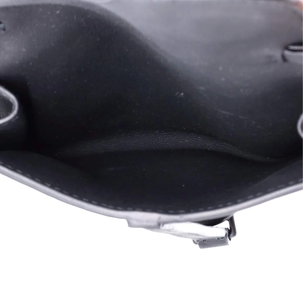 Ultra Matte Saddle Nano Pouch Leather - Deep Luxury