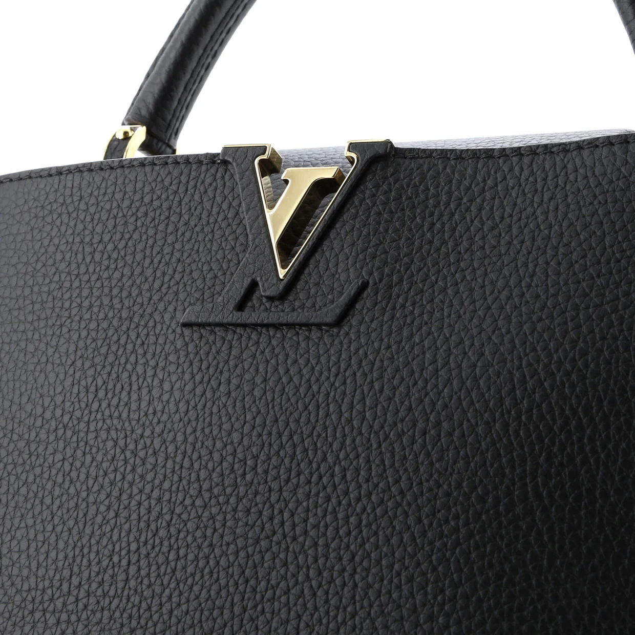 Capucines Bag Leather PM - Deep Luxury
