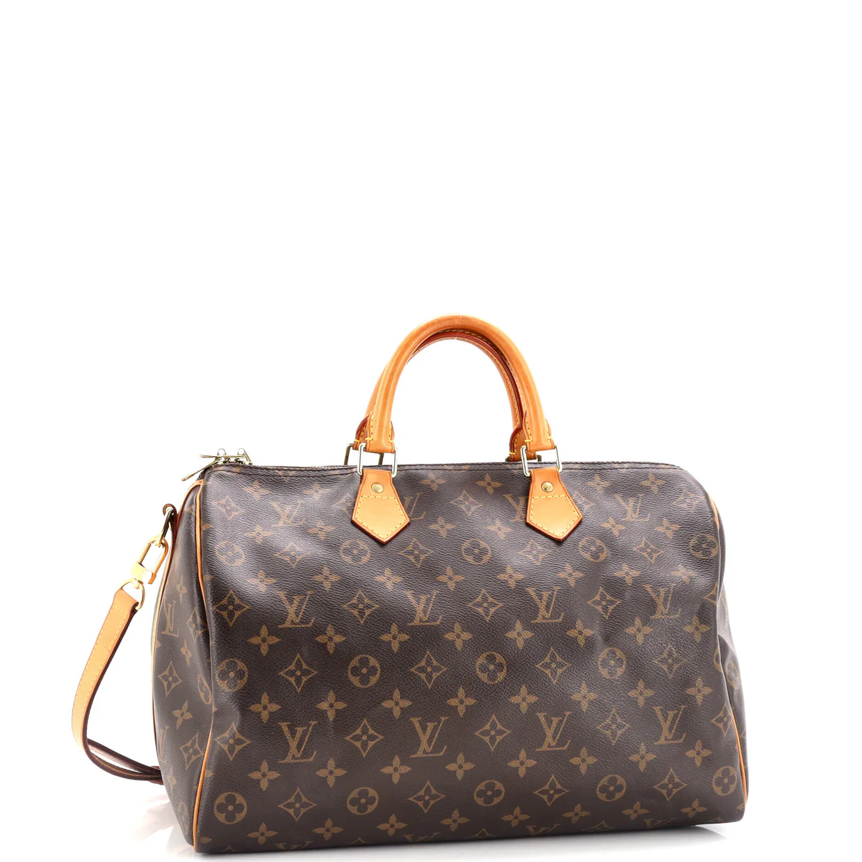 Speedy Bandouliere Bag Monogram Canvas 35 - Deep Luxury