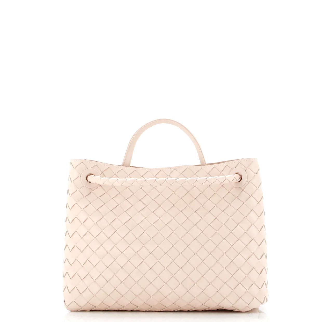 Andiamo Top Handle Bag Intrecciato Nappa Medium - Deep Luxury