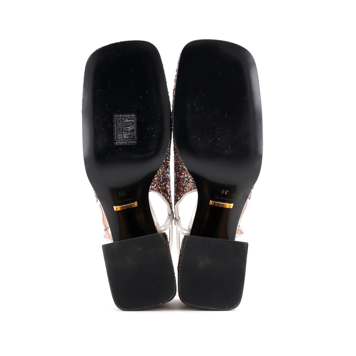 Women's Lovelight Horsebit Slingback Pumps Glitter - Deep Luxury