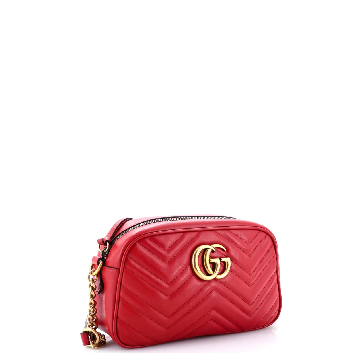 GG Marmont Shoulder Bag Matelasse Leather Small - Deep Luxury