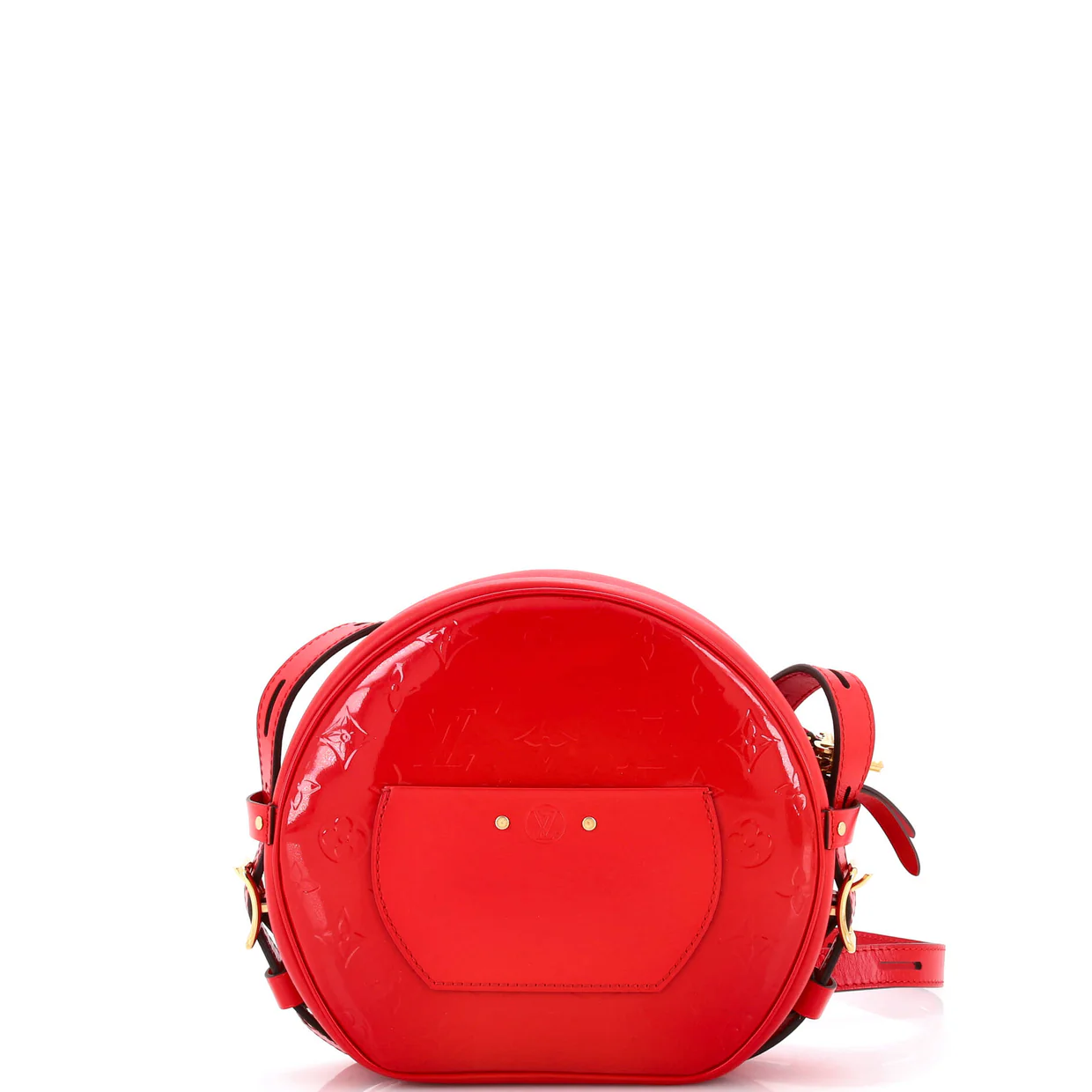 Boite Chapeau Souple Bag Monogram Vernis MM - Deep Luxury